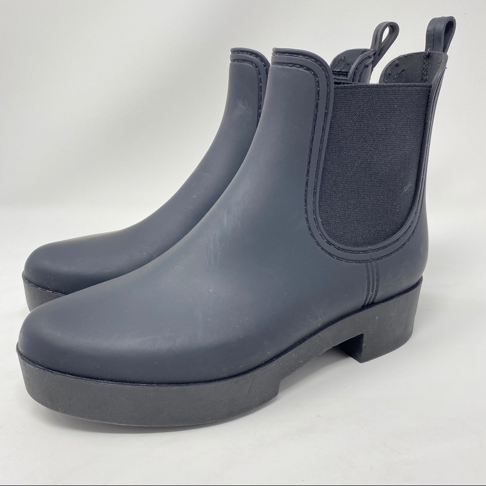 Jeffrey Campbell Cloudy Rain Boots Black